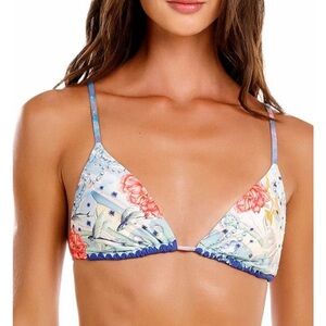 Agua bendita Lolita nácar bikini top